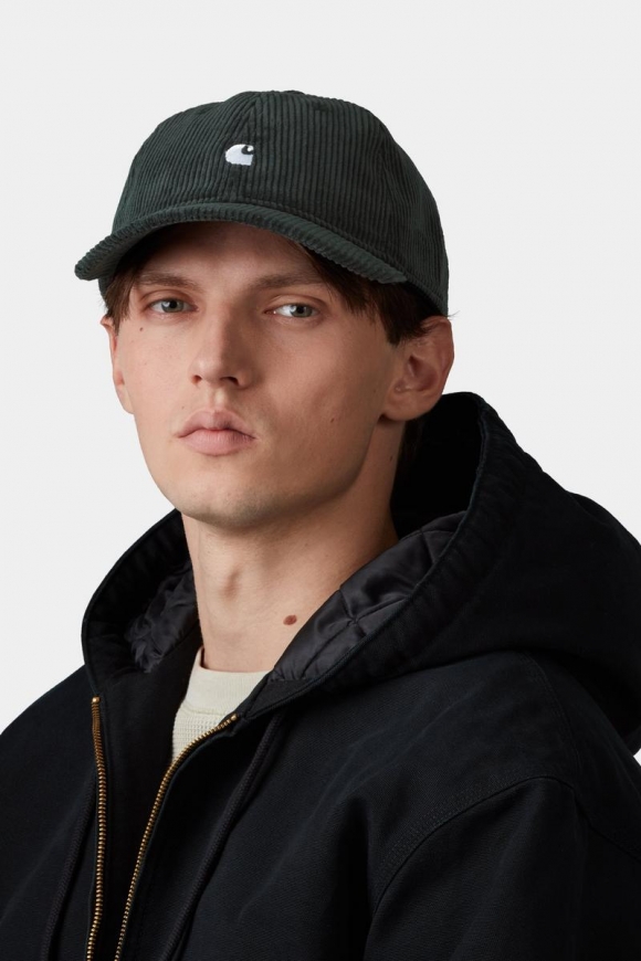 Carhartt Harlem Cap - Rabe / Weiß Carhartt Harlem Cap - Rabe / Weiß