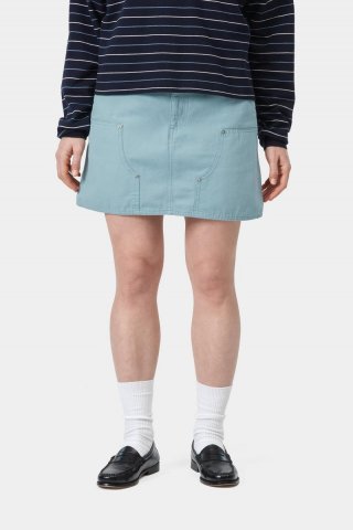 Carhartt Maeve Double Knee Skirt - Turmalin, Steingewaschen