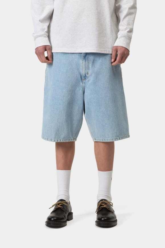Carhartt Single Knee Short - Blau, schwerer Stein gebleicht Carhartt Single Knee Short - Blau, schwerer Stein gebleicht