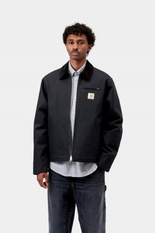 Carhartt Detroit Jacket (Winter) - Dunkles Marineblau / Schwarz, starr Carhartt Detroit Jacket (Winter) - Dunkles Marineblau / Schwarz, starr