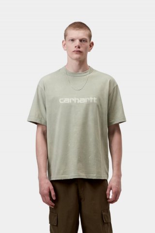 Carhartt S/S Painter T-Shirt - Shady Green, Destroy Wash, Splatter Carhartt S/S Painter T-Shirt - Shady Green, Destroy Wash, Splatter