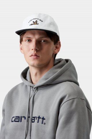 Carhartt Animated Ducks Cap - Weiß / Schwarz Carhartt Animated Ducks Cap - Weiß / Schwarz