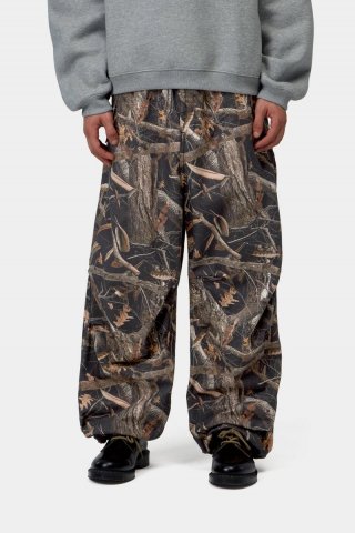 Carhartt Fletcher Pant - Camo Feather Tree, Schwarz, gespült Carhartt Fletcher Pant - Camo Feather Tree, Schwarz, gespült