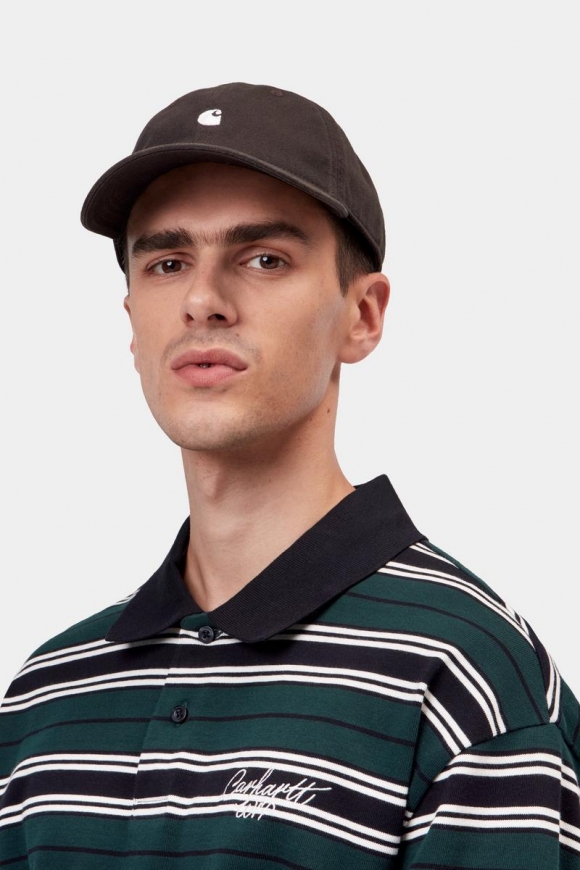 Carhartt Madison Logo Cap - Tabak / Weiß Carhartt Madison Logo Cap - Tabak / Weiß