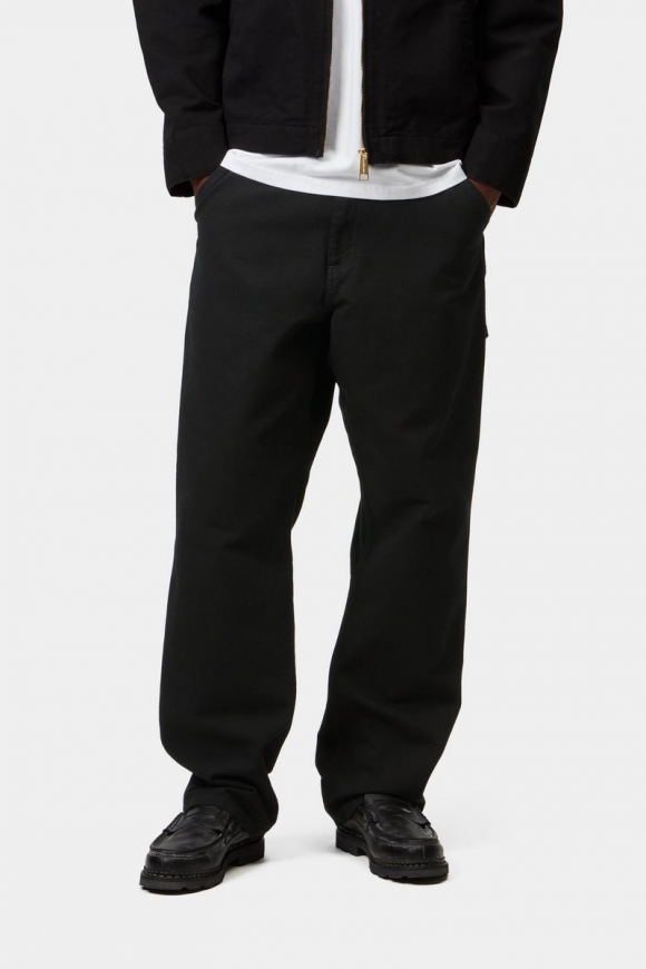 Carhartt Single Knee Pant - Schwarz, gespült Carhartt Single Knee Pant - Schwarz, gespült
