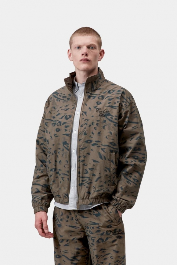 Carhartt Travon Jacket - Entenfederdruck, Zypresse / Schwarz Carhartt Travon Jacket - Entenfederdruck, Zypresse / Schwarz