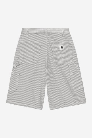 Carhartt Mercer Single Knee Short - Mercer Stripe, Graphit/Wachs, Stonewashed Carhartt Mercer Single Knee Short - Mercer Stripe, Graphit/Wachs, Stonewashed