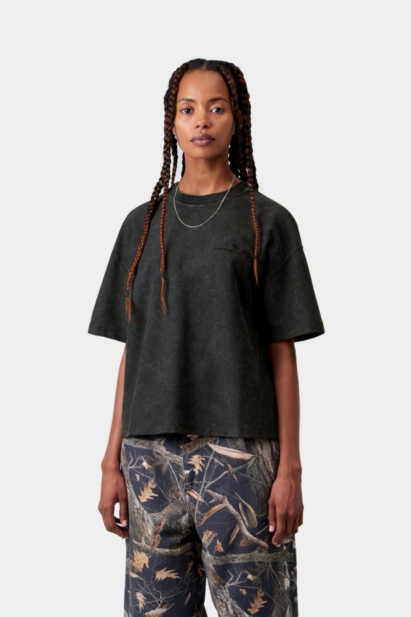 Carhartt S/S Lambert T-Shirt - Schwarz, Mondwaschung Carhartt S/S Lambert T-Shirt - Schwarz, Mondwaschung