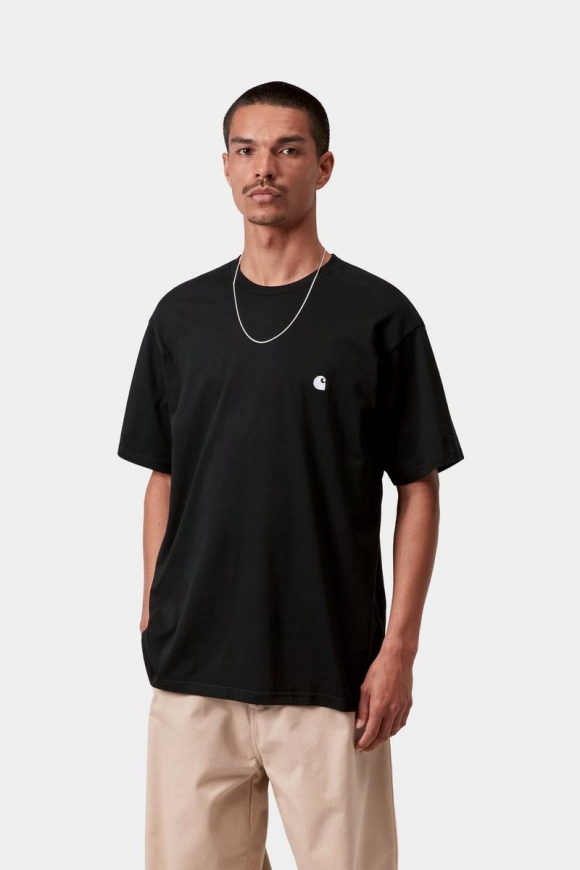 Carhartt S/S Madison T-Shirt - Schwarz / Weiß Carhartt S/S Madison T-Shirt - Schwarz / Weiß