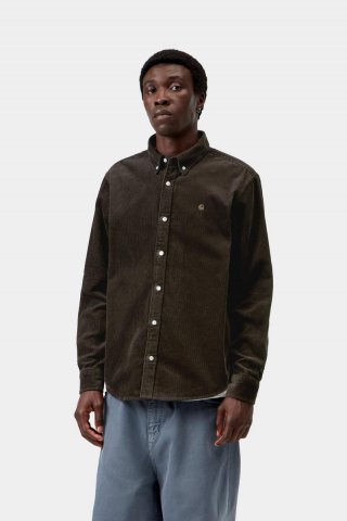 Carhartt L/S Madison Cord Shirt - Tabak Carhartt L/S Madison Cord Shirt - Tabak