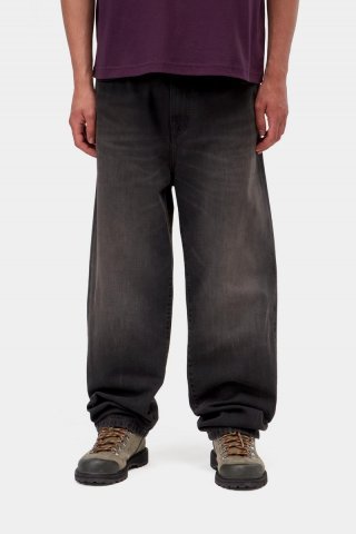 Carhartt Aaron Pant - Schwarz, tabakfarbene Used-Waschung Carhartt Aaron Pant - Schwarz, tabakfarbene Used-Waschung
