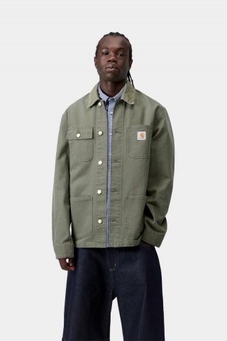 Carhartt Michigan Coat - Blatt / Blatt, Steinleinwand Carhartt Michigan Coat - Blatt / Blatt, Steinleinwand