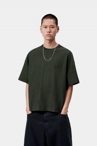 Carhartt S/S Lambert T-Shirt - Rabe, Mondwaschung Carhartt S/S Lambert T-Shirt - Rabe, Mondwaschung