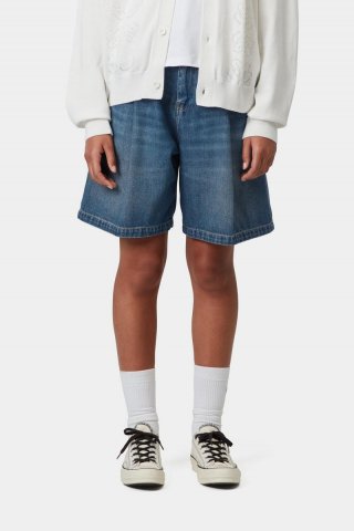 Carhartt Alta Short - Blau, dunkle Used-Waschung Carhartt Alta Short - Blau, dunkle Used-Waschung