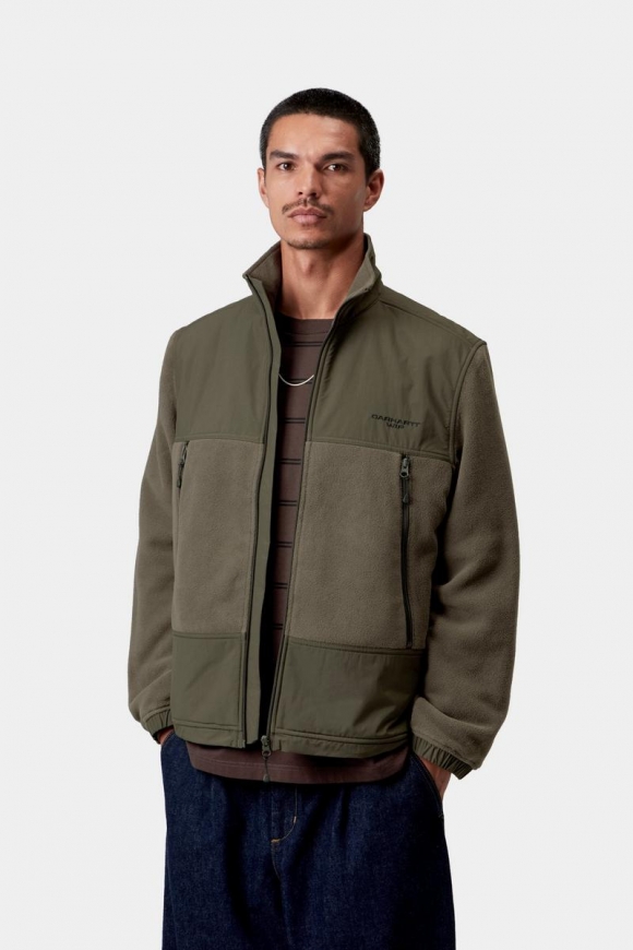 Carhartt Edmore Sweat Jacket - Zypresse / Schwarz Carhartt Edmore Sweat Jacket - Zypresse / Schwarz