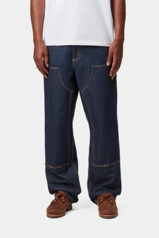 Carhartt Double Knee Pant - Blau, gespült Carhartt Double Knee Pant - Blau, gespült