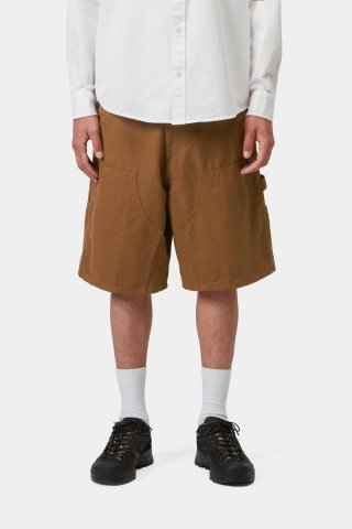 Carhartt Double Knee Short - Hamilton Brown, gespült Carhartt Double Knee Short - Hamilton Brown, gespült