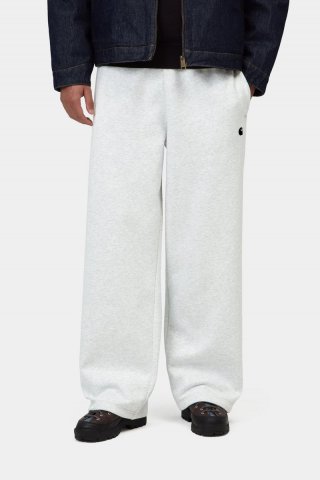Carhartt Mack Sweat Pant - Ash Heather / Schwarz Carhartt Mack Sweat Pant - Ash Heather / Schwarz