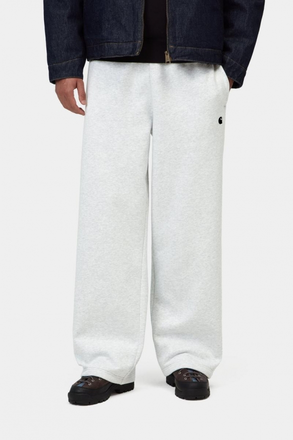 Carhartt Mack Sweat Pant - Ash Heather / Schwarz