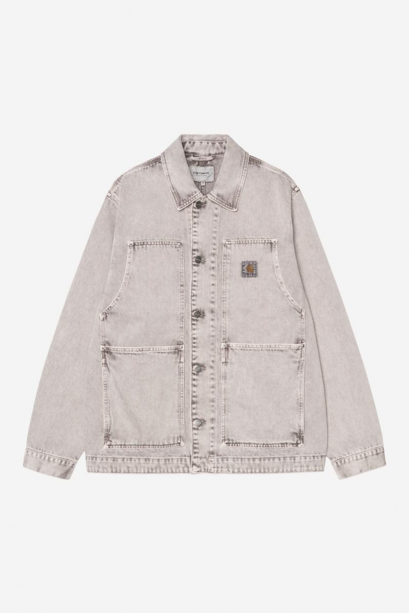 Carhartt OG Double Front Jacket - Schiefer, Kreidewäsche Carhartt OG Double Front Jacket - Schiefer, Kreidewäsche