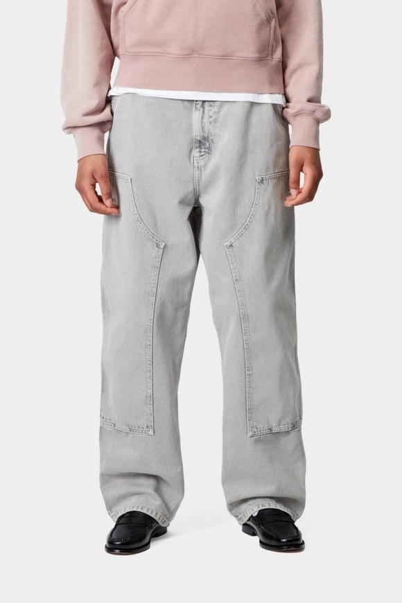 Carhartt Brandon Double Knee Pant - Schwarz, Kreidewaschung
