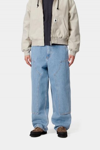 Carhartt Brandon Double Knee Pant - Blau, Stein gebleicht Carhartt Brandon Double Knee Pant - Blau, Stein gebleicht