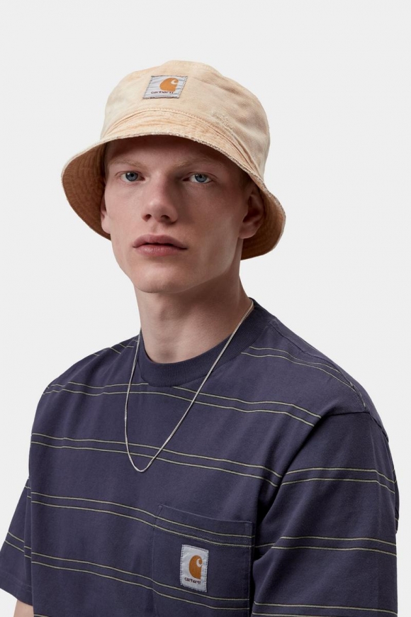 Carhartt Bane Bucket Hat - Dusty H Brown, Destroy-Waschung Carhartt Bane Bucket Hat - Dusty H Brown, Destroy-Waschung