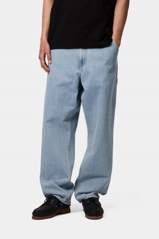 Carhartt Single Knee Pant - Blau, schwerer Stein gebleicht Carhartt Single Knee Pant - Blau, schwerer Stein gebleicht