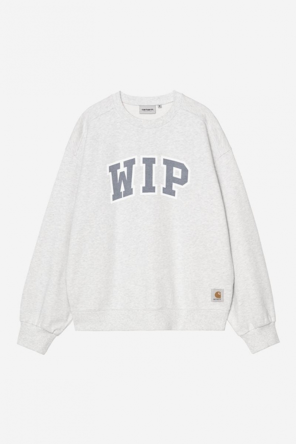 Carhartt WIP III Sweatshirt - Ash Heather, Heavy Stone Wash Carhartt WIP III Sweatshirt - Ash Heather, Heavy Stone Wash