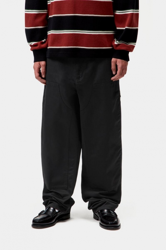 Carhartt Double Knee Pant - Schwarz, gespült Carhartt Double Knee Pant - Schwarz, gespült