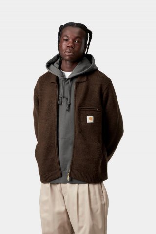 Carhartt Detroit Knit Jacket - Tabak Carhartt Detroit Knit Jacket - Tabak