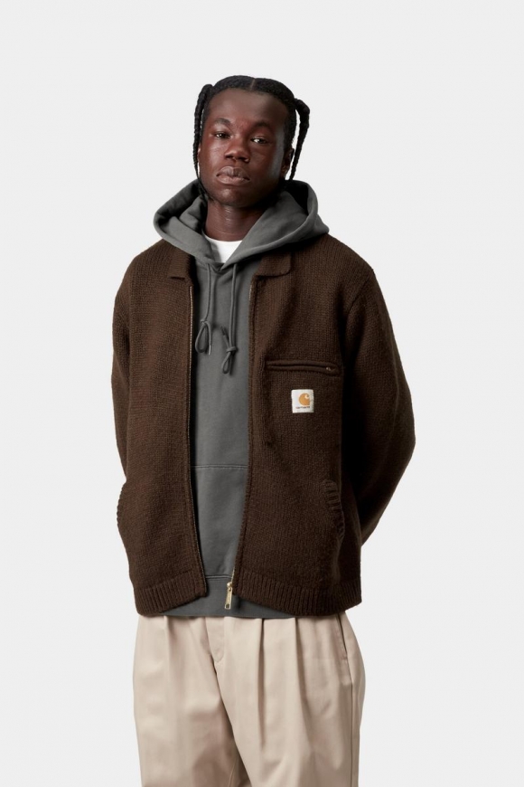 Carhartt Detroit Knit Jacket - Tabak Carhartt Detroit Knit Jacket - Tabak