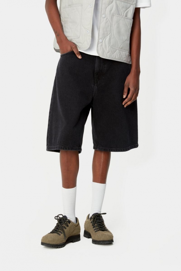 Carhartt Brandon Short - Schwarz, Stonewashed Carhartt Brandon Short - Schwarz, Stonewashed