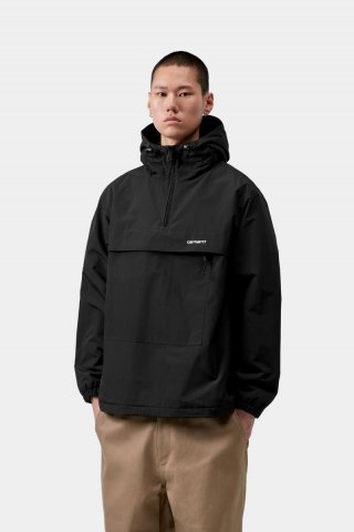 Carhartt Windbreaker Pullover (Winter) - Schwarz / Weiß Carhartt Windbreaker Pullover (Winter) - Schwarz / Weiß