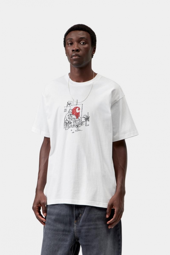 Carhartt S/S Old Painter T-Shirt - Weiß Carhartt S/S Old Painter T-Shirt - Weiß