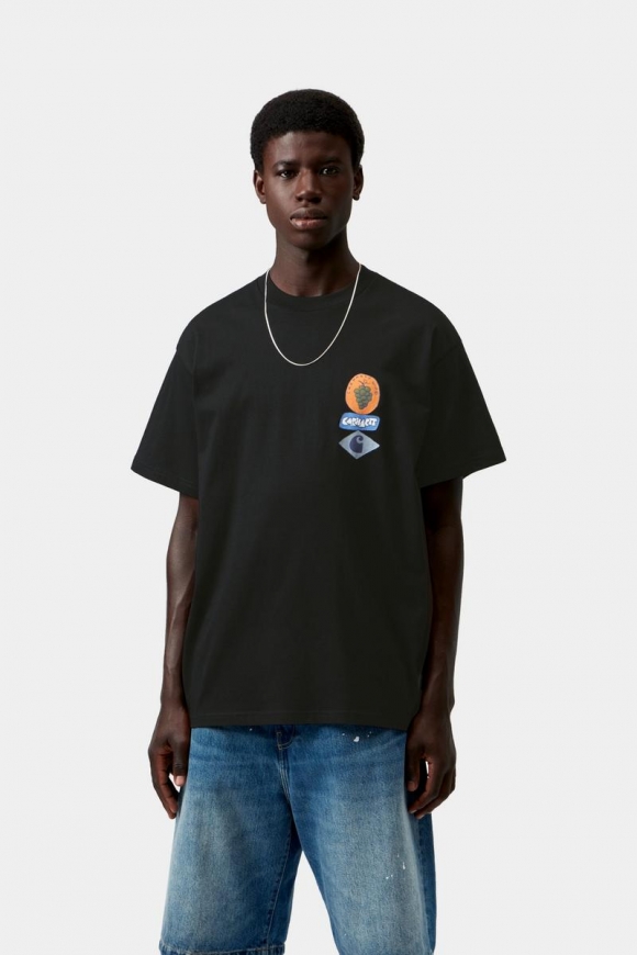 Carhartt S/S Stacked Grapes T-Shirt - Schwarz