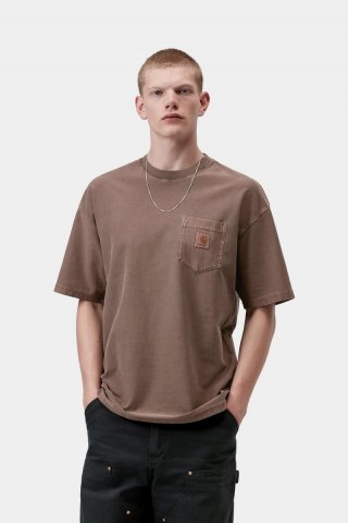 Carhartt S/S Loose Pocket T-Shirt - Tabak, Stückgefärbt Carhartt S/S Loose Pocket T-Shirt - Tabak, Stückgefärbt