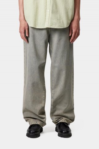 Carhartt Landon Pant - Blau / Leder, stückgefärbt Carhartt Landon Pant - Blau / Leder, stückgefärbt