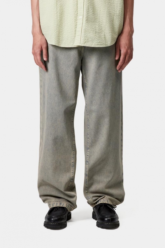 Carhartt Landon Pant - Blau / Leder, stückgefärbt