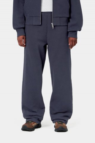 Carhartt Cassie Sweat Pant - Dunkles Marineblau / Silber
