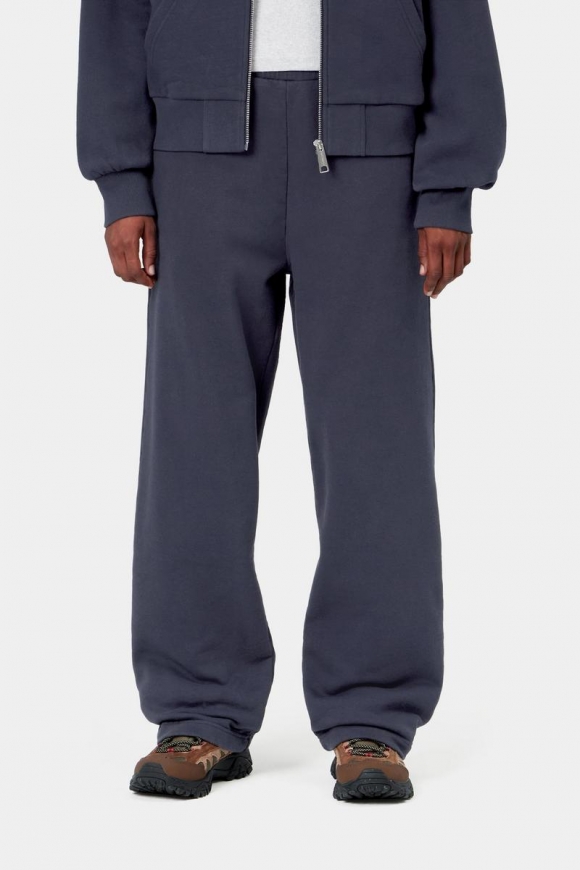 Carhartt Cassie Sweat Pant - Dunkles Marineblau / Silber Carhartt Cassie Sweat Pant - Dunkles Marineblau / Silber