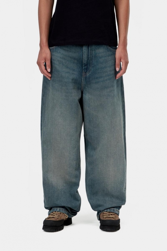 Carhartt Brandon Pant - Blau, getragene Gebrauchtwäsche Carhartt Brandon Pant - Blau, getragene Gebrauchtwäsche