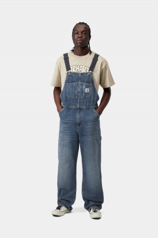 Carhartt Bib Overall - Blau, dunkle Used-Waschung Carhartt Bib Overall - Blau, dunkle Used-Waschung