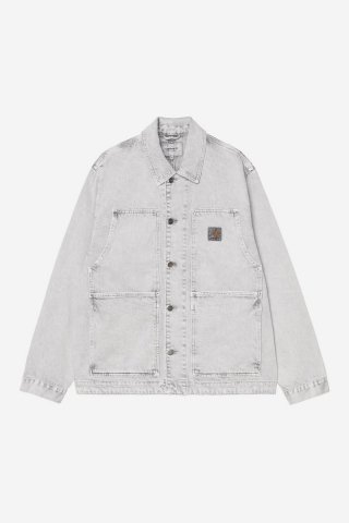 Carhartt OG Double Front Jacket - Schwarz, Kreidewaschung Carhartt OG Double Front Jacket - Schwarz, Kreidewaschung