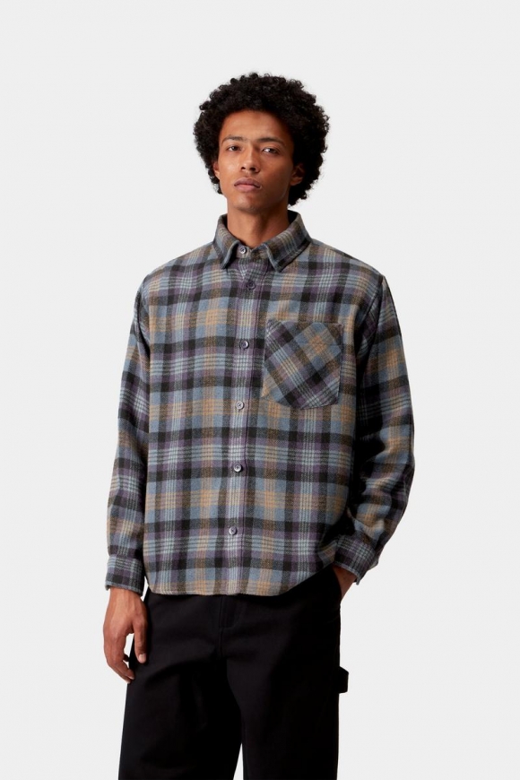 Carhartt L/S Dern Shirt - Dern Check, Lokers Carhartt L/S Dern Shirt - Dern Check, Lokers