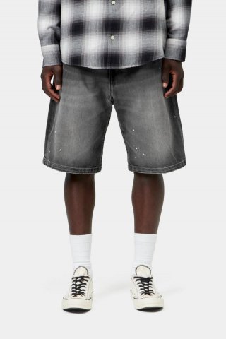 Carhartt Landon Short - Schwarz, Destroy Wash, Splatter Carhartt Landon Short - Schwarz, Destroy Wash, Splatter