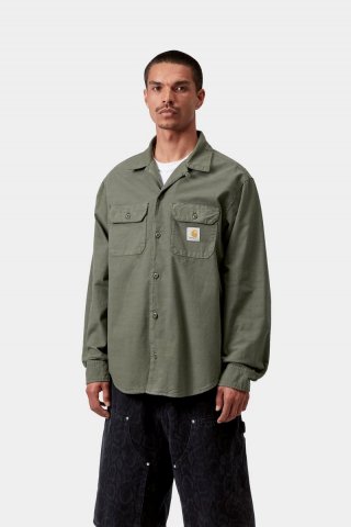 Carhartt L/S Kelsey Shirt - Blatt, stückgefärbt Carhartt L/S Kelsey Shirt - Blatt, stückgefärbt