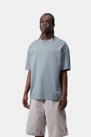 Carhartt S/S Link Script T-Shirt - Samtblau / Weiß Carhartt S/S Link Script T-Shirt - Samtblau / Weiß