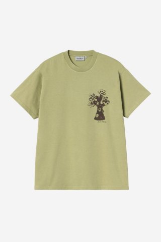 Carhartt S/S Forma T-Shirt - Sanftes Grün, schwere Steinwäsche Carhartt S/S Forma T-Shirt - Sanftes Grün, schwere Steinwäsche