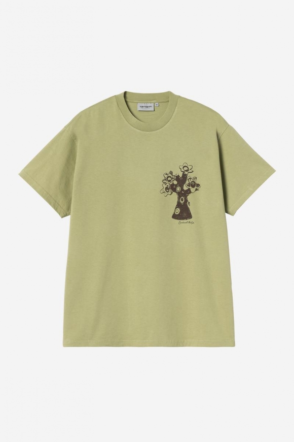 Carhartt S/S Forma T-Shirt - Sanftes Grün, schwere Steinwäsche Carhartt S/S Forma T-Shirt - Sanftes Grün, schwere Steinwäsche